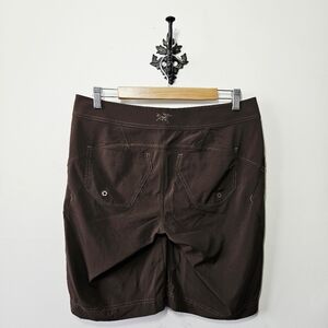 Arcteryx Mischief Shorts Size 8 Long Brown Bermuda Shorts EUC